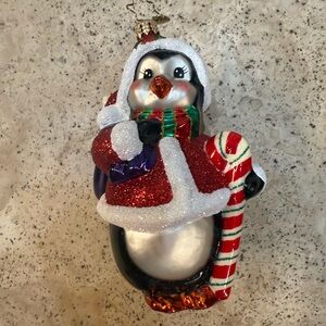 Christopher Radko 2011 Penny Pal Penguin Christmas Ornament